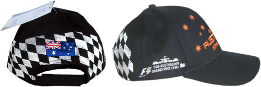 2008オーストラリアGP　オフィシャルキャップ　ブラック