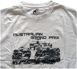 2008オーストラリアGP　オフィシャルTシャツ　ホワイト